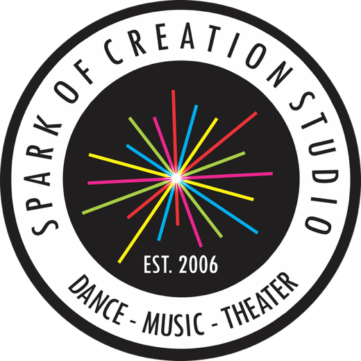 spark of creation studio brand logo